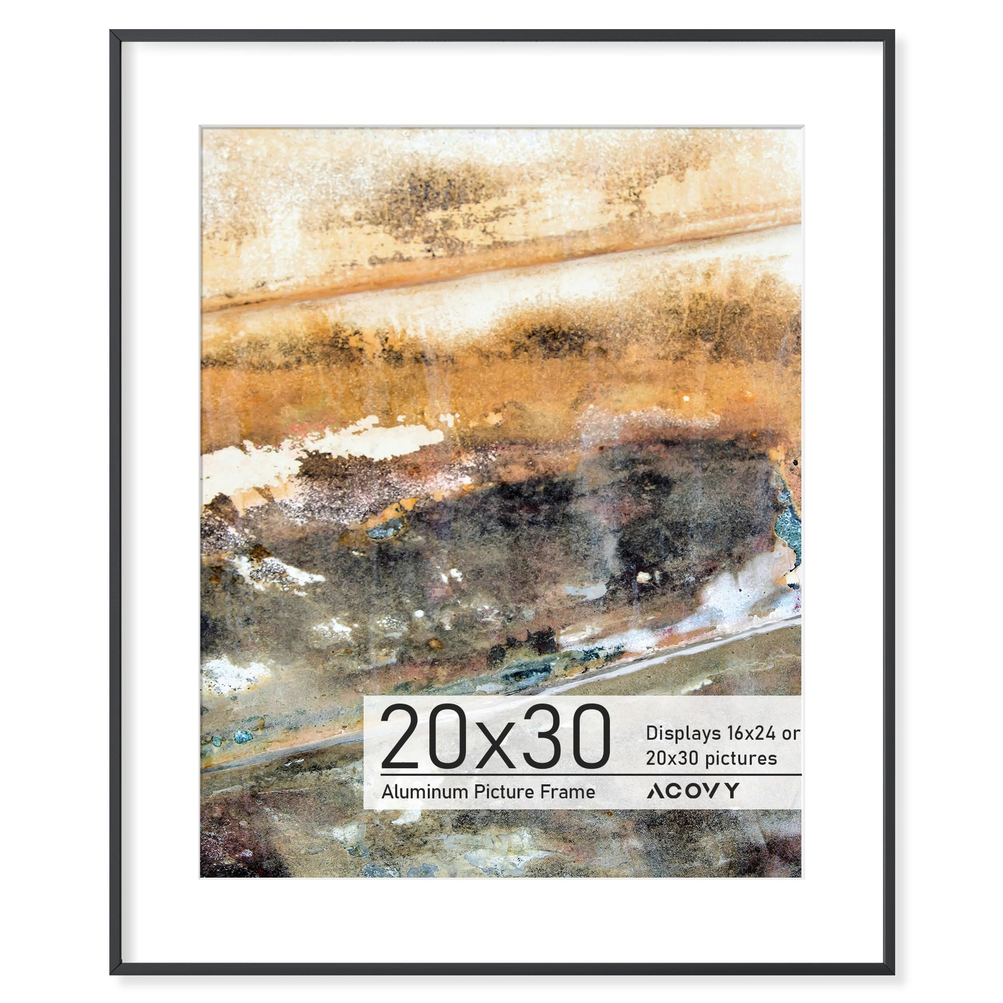 20x30 Glass Photo Frame